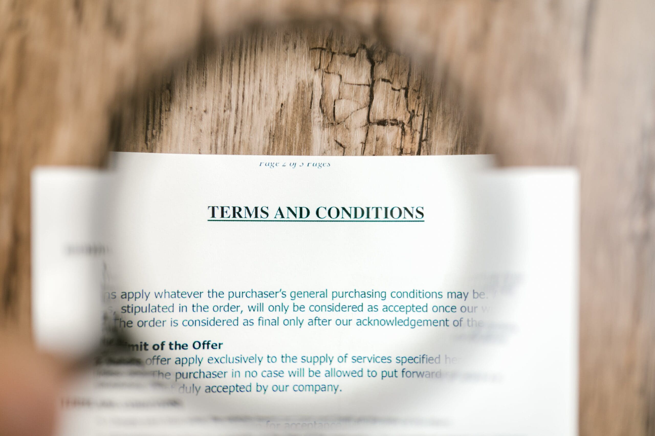 What are your terms and conditions? Featured Image